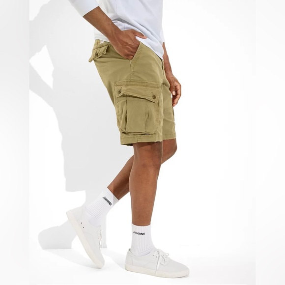 American Eagle Flex 10" Lived-In Cargo Short - Picture 3 of 15
